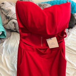 red White Valentyne womens jumpsuit